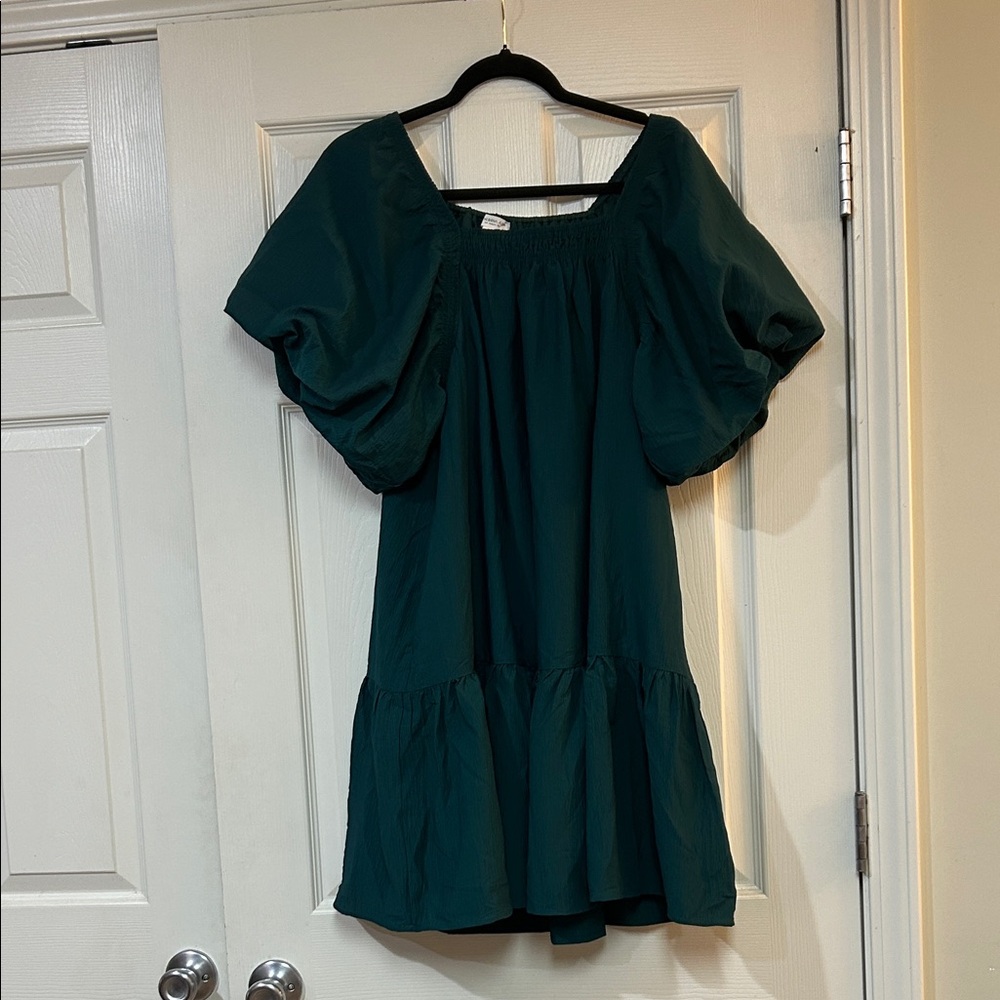Chicsoul Elegant Green Mini Dress
